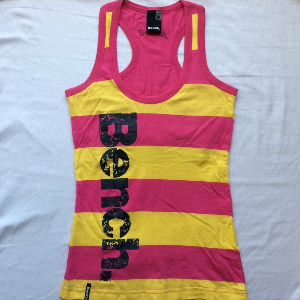 Bench Vibrant Pink and Yellow Tank